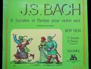 Bach: Sonata No. 2 / Partita No. 2 - Devy Erlih **Original Disques Ades ED1 LP**