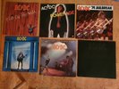 6 Records Album VINYL AC/DC Back in Black Who made Who Powerage Jailbreak MEGA