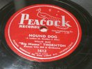 BIG MAMA THORNTON 78 rpm PEACOCK 1612 EE- r&b Hound Dog/Night Mare