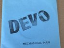 Devo - Mechanical Man. Elevator Records: NICE 1, 7” Vinyl.Blue Paper Sleeve 1978