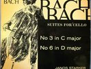 JANOS STARKER BACH SOLO CELLO SUITES Nos 3 & 6 SAGA XID 5161 MONO LP 1963 UK NM