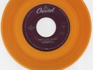 THE BEATLES Yellow Vinyl 45 HERE COMES THE SUN / OCTOPUS'S GARDEN Jukebox Strip