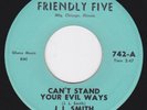 Chicago Blues Rocker 45 - J L SMITH - Can't Stand Your Evil Ways / My Spirit