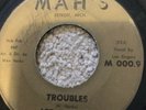 LEE ROGERS Troubles MAH’S SOUL R&B ORIG RARE VINYL
