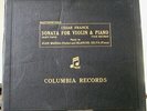 Blanche Selva & Joan Massia Franck Violin Sonata Album Set of 4 X 78RPM #Listen#