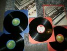 THE BEATLES 1962-1966 & 1967-1970 RED BLUE APPLE Inners UK Press VINYL 2 x LP
