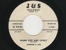 '58 NY R&B JOHNNIE & JOE Warm Soft & Lovely/False Love Has Got To Go J&S M- HEAR