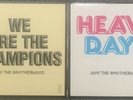 2x Vinyl JEFF the Brotherhood Heavy Day And We Are the Champions. NM/NM