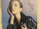 autographed dua lipa (pink marbled vinyl lp) - dua lipa signed