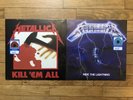 METALLICA KILL 'EM ALL RED + RIDE THE LIGHTNING VINYL LP WALMART EXCLUSIVE LOT