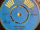 DELROY DUNKLEY I Wish You Well TONY Impossible Love HOT ROD HR109 1970 EX