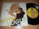 MADONNA autogramm 45T VOGUE signed live concert PARIS collectors rare vinyle