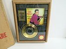 Elvis Presley 24k Gold Plated Record - All Shook Up b/w Teddy Bear Framed