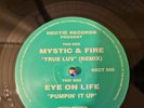 Mystic and fire true luv (remix) vinyl record  HECT005 vg+ lovely copy