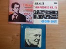 3 LP's GUSTAV MAHLER / Sinfonie 3, 4, 5 / Kubelik, Solti, Walter