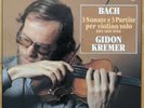 Philips Bach Sonatas and Partitas for Violin Solo Gidon Kremer - 3 LP-Box