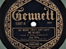 FEMALE BLUES -- Josie Miles, Fletcher Henderson - Gennett 5307 - 78 (VV+)