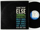 Cannonball Adderley - Somethin' Else LP - Blue Note Mono DG RVG Ear 47 W 63rd
