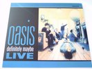 OASIS - DEFINITELY MAYBE LIVE / LIVE 1994 - LP VINYL RARE CONCERT ALBUM V328