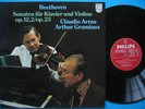 Philips Beethoven Sonaten Fur Klavier Violin Claudio Arrau Grumiaux NM