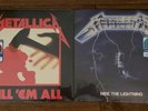 METALLICA KILL 'EM ALL RED + RIDE THE LIGHTNING VINYL LP WALMART EXCLUSIVE LOT