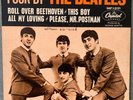 THE BEATLES 45 RPM FOUR BY THE BEATLES RECORD (CAPITOL-RECORDED IN ENGLAND)