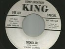 ROCKABILLY bw TEEN - WAYNE CARROLL - CHICKEN OUT / CINDY LEE -HEAR -1958 DJ KING