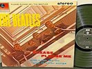 THE BEATLES Please Please Me PARLOPHONE Silver / Black Label LP VG+ Vinyl
