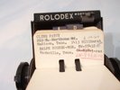 KMPC's Dick Whittinghill's ROLODEX Movie Stars Musicians Producers Contact Info