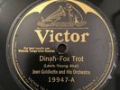 78 Victor 19947 - Jean Goldkette and His Orchestra - Dinah - Slap Bass  E   Jazz