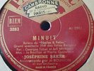 Disque 78 tours ... Joséphine Baker ....... Minuit / Revoir Paris