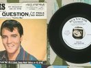 Elvis Presley 45 w PS (Such An) Easy Question 1956 White Label Promo VG+/VG++