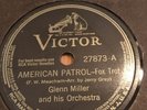 Glenn Miller AMERICAN PATROL / SOLDIER LET ME READ YOUR LETTER Victor 27873 VV+