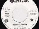 RARE MODERN SOUL - Sky's The Limit - Don't Be Afraid - ORIGINAL-WHITE DEMO 45