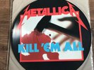 Metallica picture disc Kill em all record