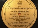 Leo Reisman+Rollini, Arlen Happy As the Day Is Long Victor Program Transcription