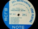 Thelonious Monk LP - Genius of Modern Music Vol 2 - Blue Note BLP 1511 Excellent