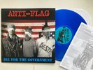 Anti Flag Die For The Government BLUE VINYL NRA70 1996 New Red Archives PUNK EX