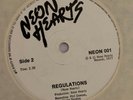 NEON HEARTS VENUS ECCENTRIC UK 77 PUNK PROMO SIDE 1/2 VERSION KBD RARE