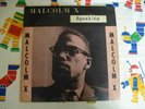 MALCOLM X SPEAKING ORIGINAL 1960s ETHNIC RECORDS USA VINYL LP
