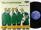5 Royales - Sing For You LP - King No Crown VG+ Shrink