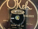 Okeh 40853 Joe Venuit's Blue Four ( EDDIE LANG) KICKIN CAT 78 rpm 1927 Hot   V+