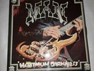 ORIGINAL UK LP PROG MAN MAXIMUM DARKNESS 1975 EX UNITED ARTISTS WITH POSTER