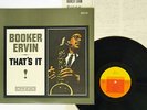 BOOKER ERVIN THAT'S IT CANDID SMJ-6213 Japan VINYL LP