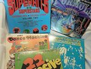 K-TEL 5 LP LOT/ FORMULA 20 / 22 EXPLOSIVE HITS / DANCE MACHINE /Super Hits + 1