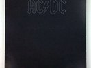 AC/DC LP Back in Black ATLANTIC silver & black label EMBOSSED printed inner