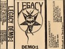 LEGACY . Demo CASSETTE Tape Vintage 1985 METAL Slayer Death Testament DRI Exodus
