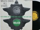 Miles Davis All Stars LP “Walkin”   Prestige 7076   Bergenfield RVG   VG++