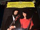 MAISKY/ARGERICH : JS BACH CELLO SONATEN LP 1985 DGG DIGITAL GERMANY