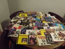 HUGE 45 RPM PICTURE SLEEVE LOT--OVER 230--FOR ARTS & CRAFT--COUNTRY, POP, SOUL--